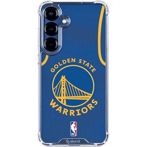 NBA Golden State Warriors Jersey Galaxy S25 Clear Case
